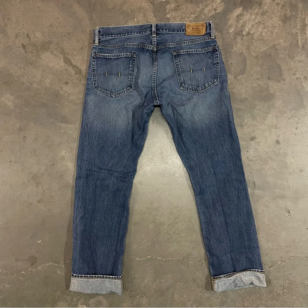 Polo Ralph Lauren Selvedge Straight Leg Denim Jeans - Picture 4 of 14